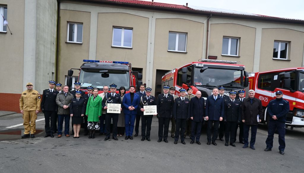 Narada roczna w Komendzie Powiatowej Państwowej Straży Pożarnej w Będzinie