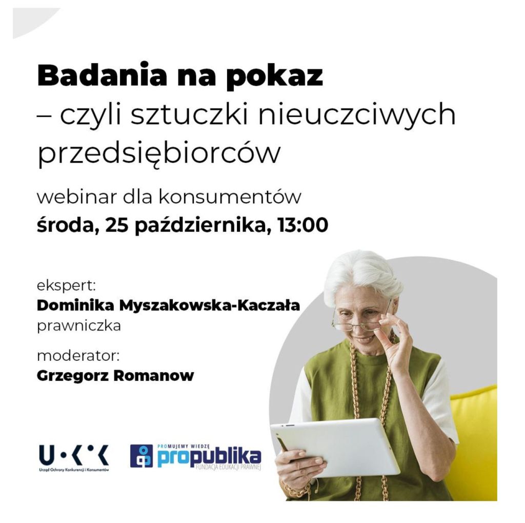 Badania na pokaz - plakat