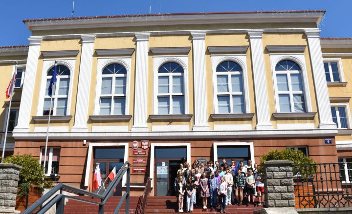 Uczniowie odwiedzili Starostwo Powiatowe.