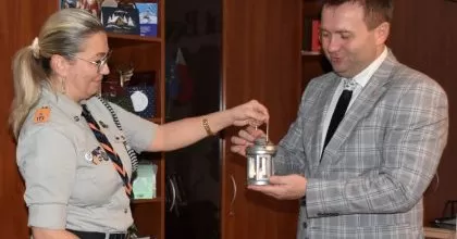 Harcerze przekazali Światło Pokoju!