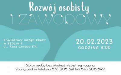 Zaproszenie na wykład stacjonarny pt. „Rozwój osobisty i zawodowy”