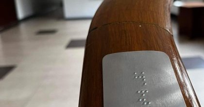 Tabliczki tyflograficzne w Starostwie!