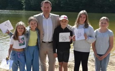 Dzieci z Powiatu Będzińskiego wzięły udział w Pikniku „Bezpieczne wakacje” !