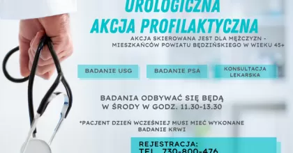 Profilaktyczna Akcja Urologiczna!