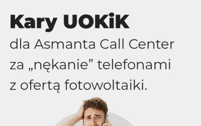 Kary Prezesa UOKiK za "nękanie" telefonami