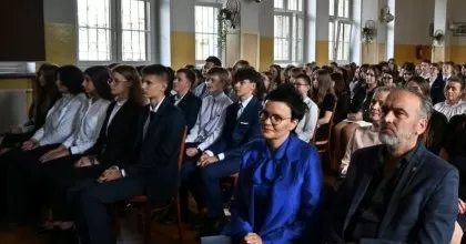Pasowanie pierwszoklasistów z III LO im. C.K. Norwida w Będzinie