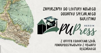 Biuletyn PUPress z ofertą edukacyjną szkół ponadpodstawowych z Powiatu Będzińskiego