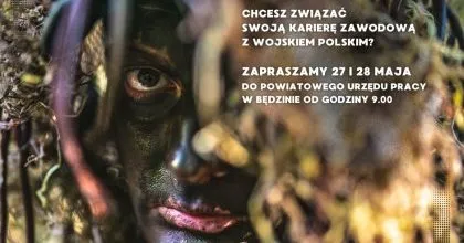 Zaproszenie na spotkanie z przedstawicielem Wojskowego Centrum Rekrutacji w Będzinie