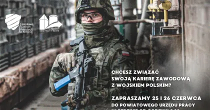 Zaproszenie na spotkanie z przedstawicielem Wojskowego Centrum Rekrutacji w Będzin