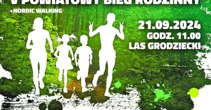 Zapisy na V Powiatowy Bieg Rodzinny ruszyły !