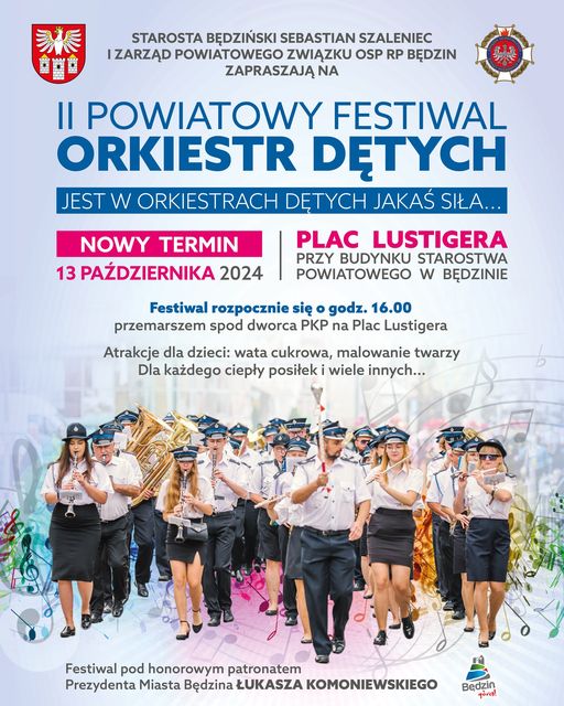 Nowy termin II Powiatowego Festiwalu Orkiestr Dętych