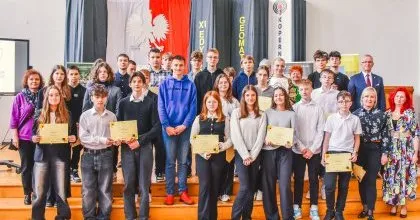 Konkurs "Geomati" w I Liceum Ogólnokształcącym im. M. Kopernika