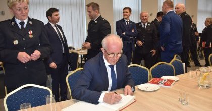 Spotkanie z wiceministrem MSWiA w OSP Wojkowice Kościelne