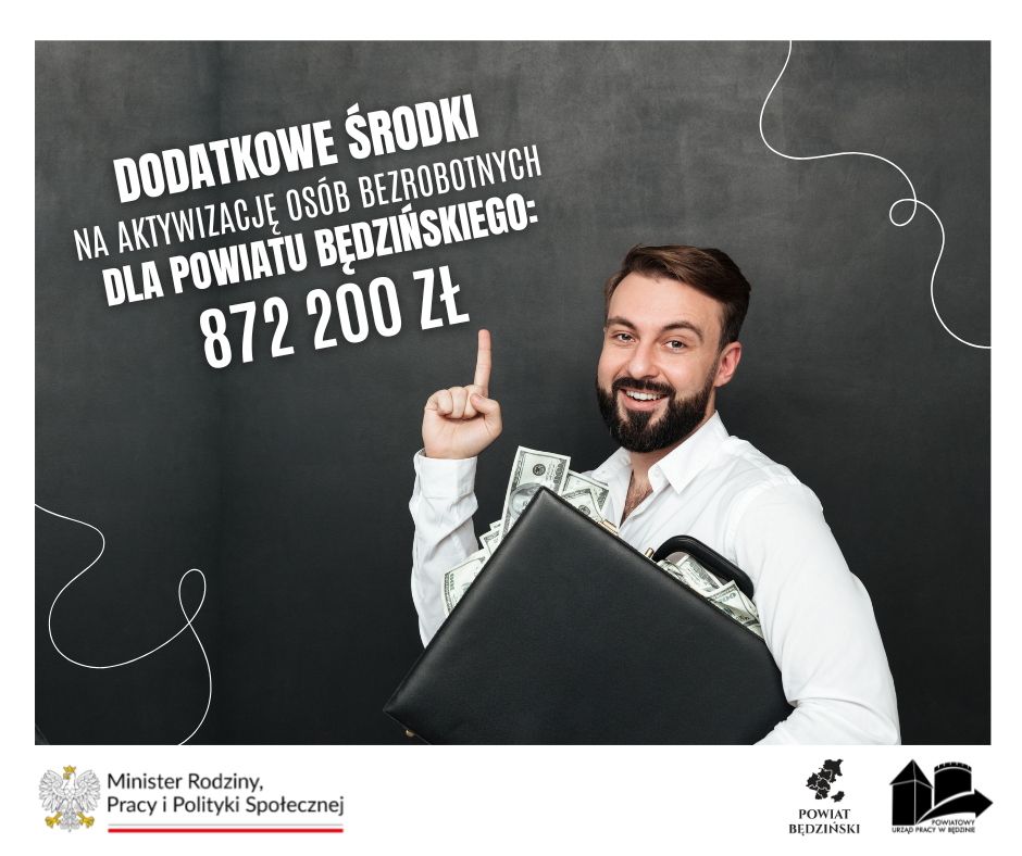 Dodatkowe środki dla powiatu będzińskiego na aktywizację osób bezrobotnych!