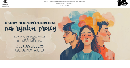 Zaproszenie na spotkanie "Osoby neuroróżnorodne na rynku pracy"
