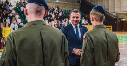 Ślubowanie uczniów ZSOiT w Czeladzi 