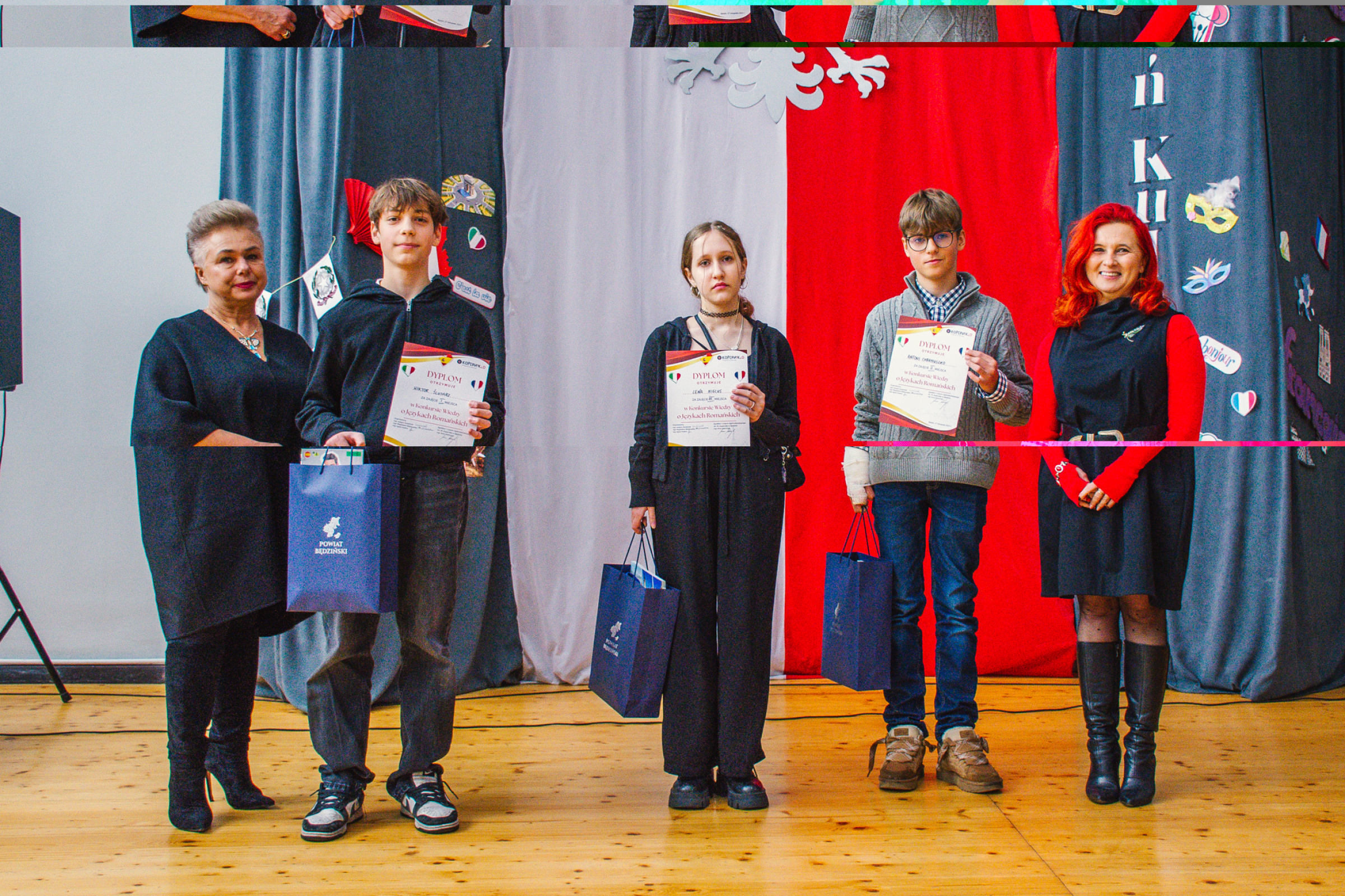 Wręczenie nagród w konkursie języków romańskich