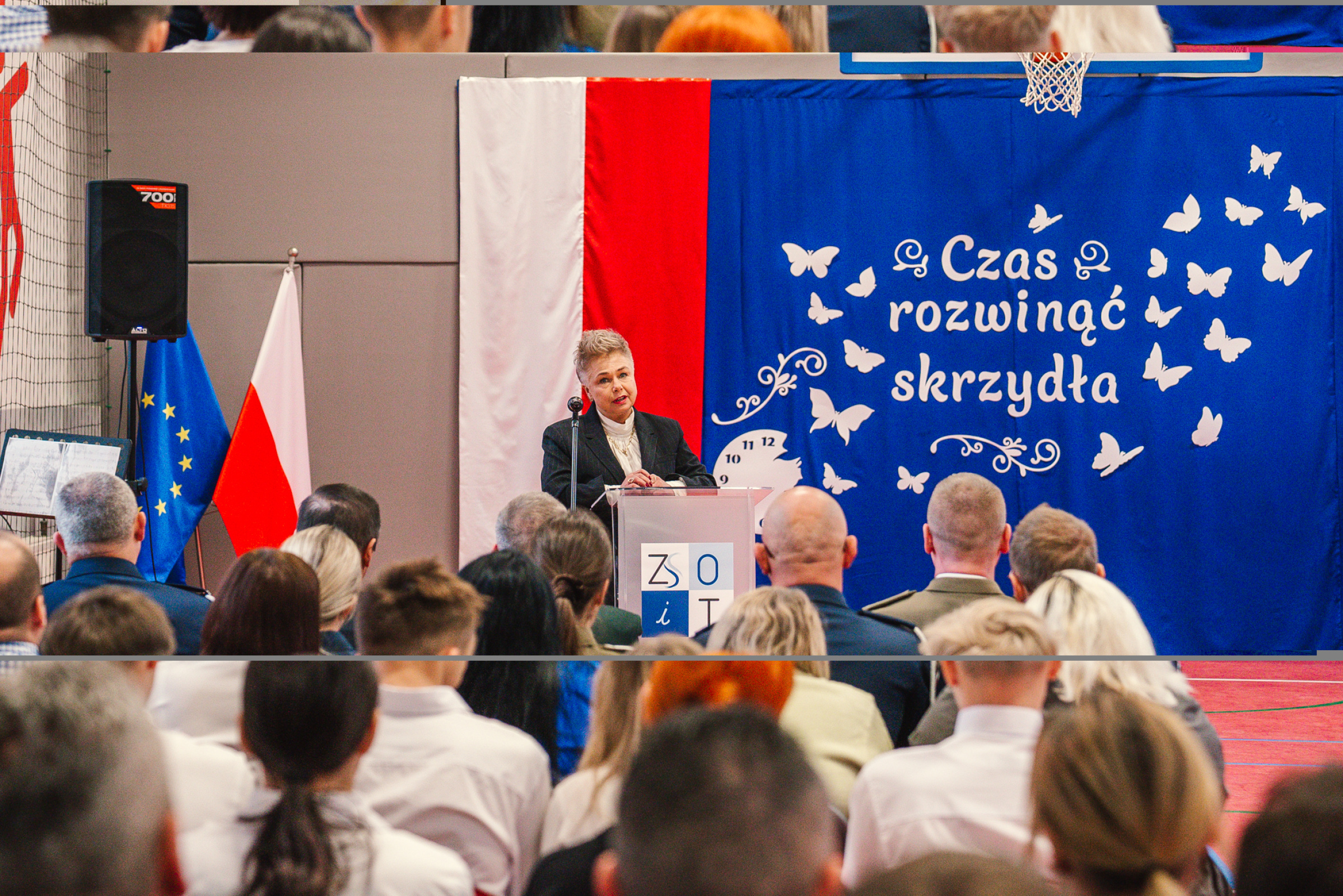 Pasowanie w ZSOiT w Siewierzu