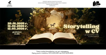 Zaproszenie na spotkanie „Storytelling w CV – jak opowiedzieć siebie na jednej kartce?”