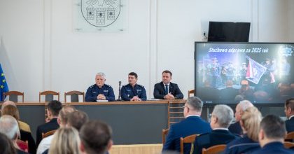 Narada służbowa będzińskiego garnizonu Policji