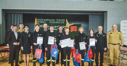 Powiatowy Finał Ogólnopolskiego Turnieju Wiedzy Pożarniczej "Młodzież zapobiega pożarom "