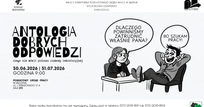 Zaproszenie na spotkanie „Antologia dobrych odpowiedzi – czego nie mówić podczas rozmowy rekrutacyjnej?”