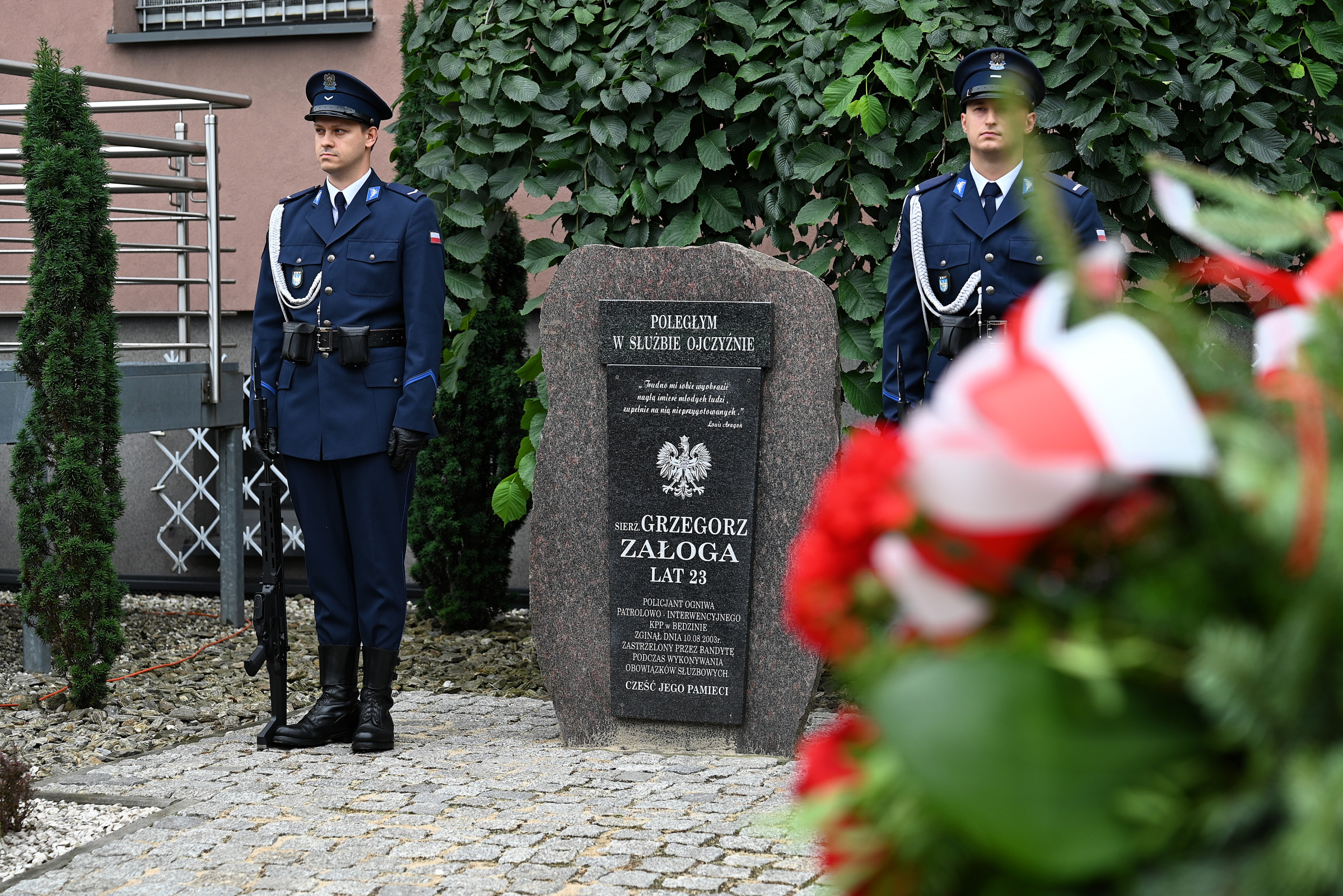 Oddali hołd sierż. Grzegorzowi Załodze