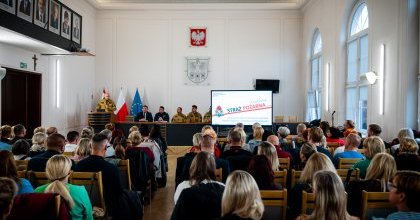 Bezpieczeństwo i ochrona ludności – spotkanie profilaktyczne w Starostwie Powiatowym