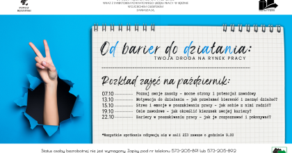 Od barier do działania: odrzuć ograniczenia i zrób pierwszy krok na rynku pracy!