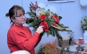Warsztaty florystyczne w będzińskim oddziale PZERII (1)
