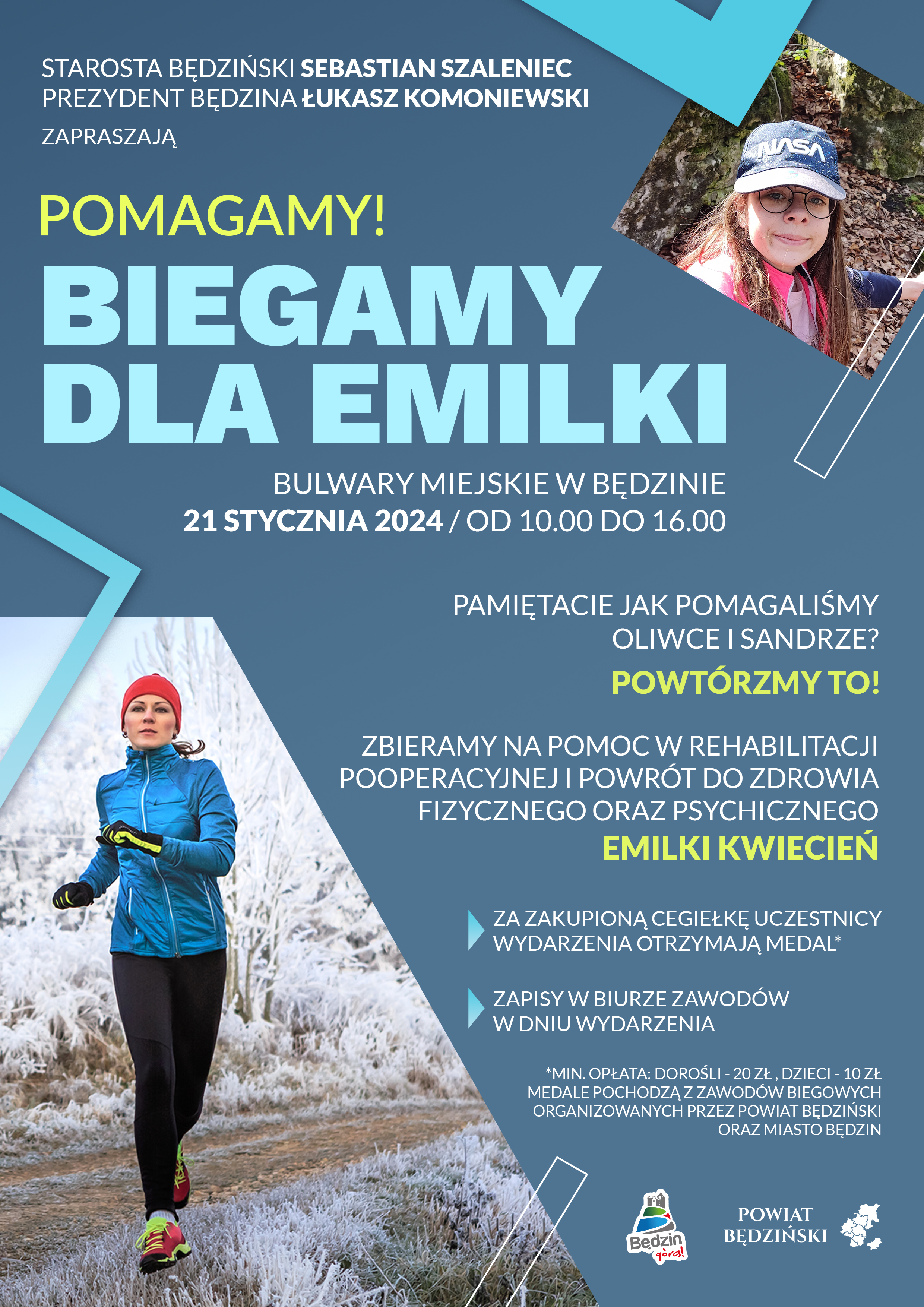 Pomagamy! Biegamy dla Emilki!